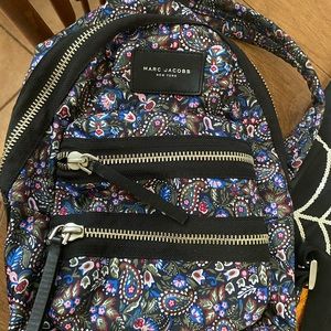 Small Marc Jacobs floral backpack